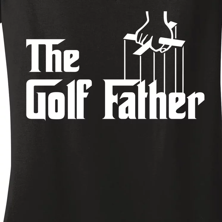 The Golf Father Women's V-Neck T-Shirt