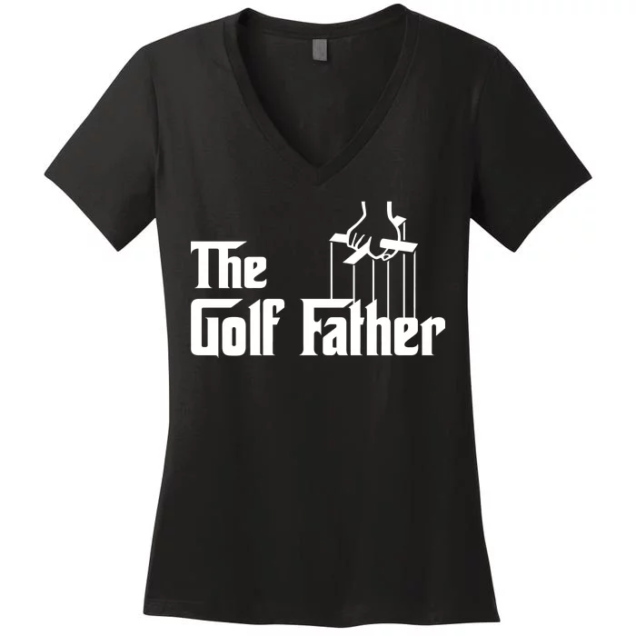 The Golf Father Women's V-Neck T-Shirt