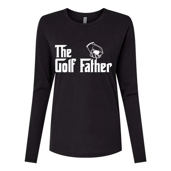 The Golf-Father Funny Golf Dad Womens Cotton Relaxed Long Sleeve T-Shirt