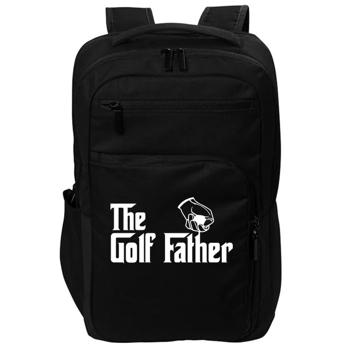 The Golf-Father Funny Golf Dad Impact Tech Backpack