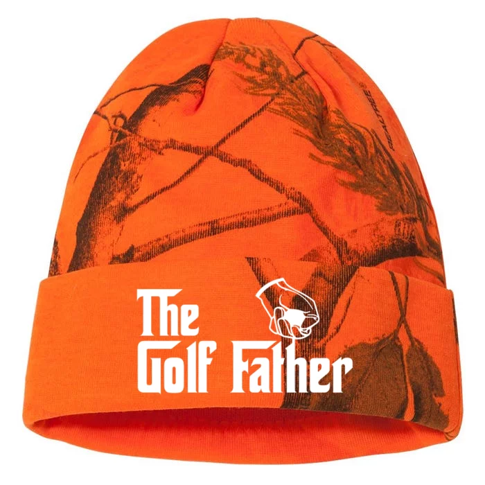 The Golf-Father Funny Golf Dad Kati - 12in Camo Beanie