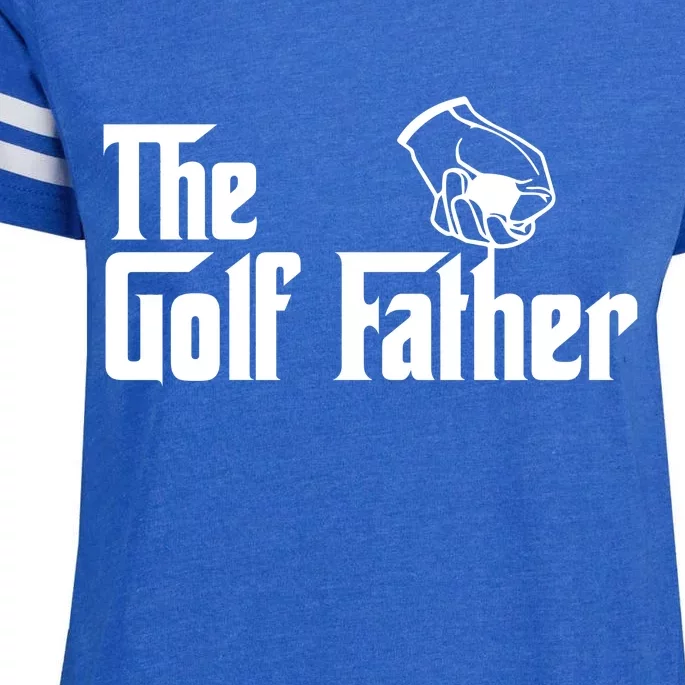 The Golf-Father Funny Golf Dad Enza Ladies Jersey Football T-Shirt