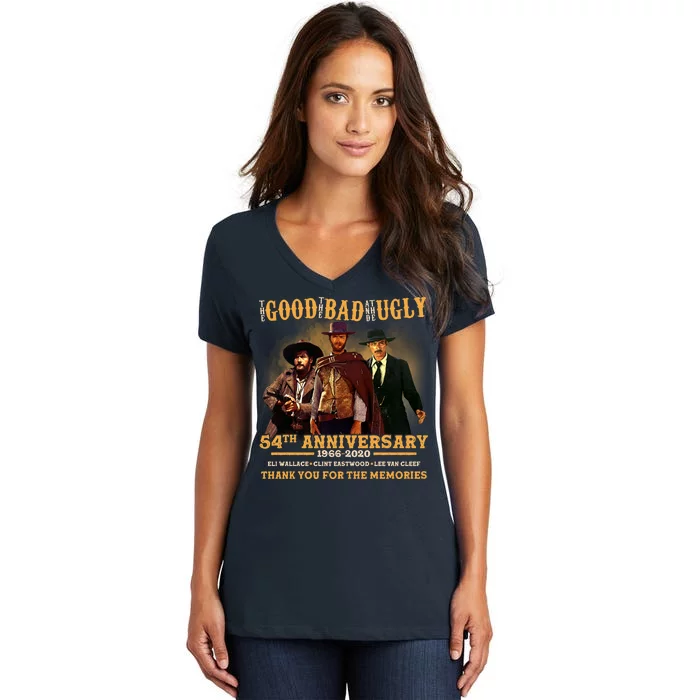 The Good The Bad And The Ugly 54th Anniversary Women's V-Neck T-Shirt