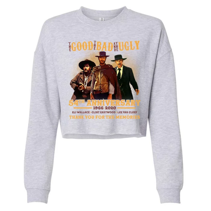 The Good The Bad And The Ugly 54th Anniversary Cropped Pullover Crew