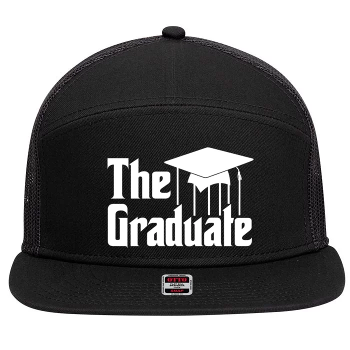 The Graduate Logo 7 Panel Mesh Trucker Snapback Hat