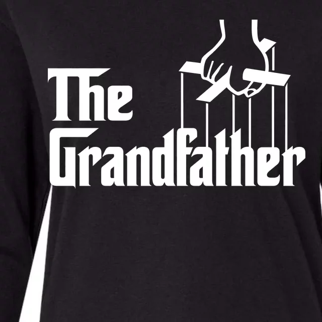 The Grandfather Logo Father's Day Womens Cotton Relaxed Long Sleeve T-Shirt