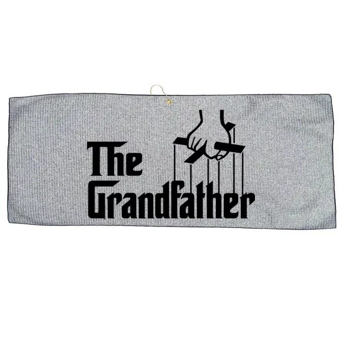 The Grandfather Logo Father's Day Large Microfiber Waffle Golf Towel