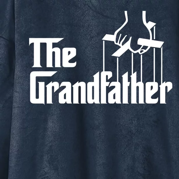 The Grandfather Logo Father's Day Hooded Wearable Blanket