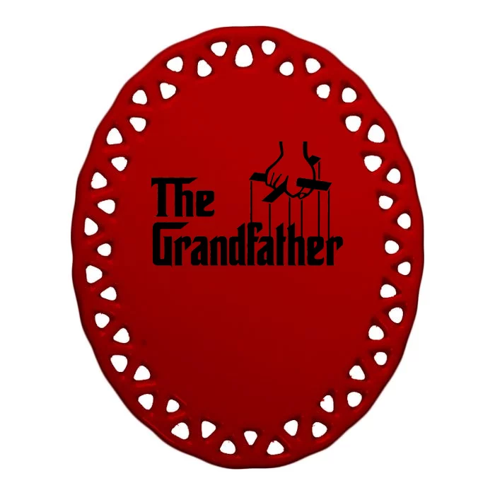 The Grandfather Logo Father's Day Oval Ornament