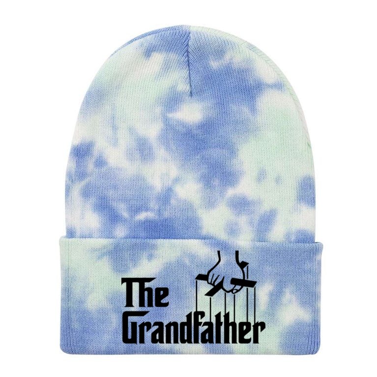 The Grandfather Logo Father's Day Tie Dye 12" Knit Beanie