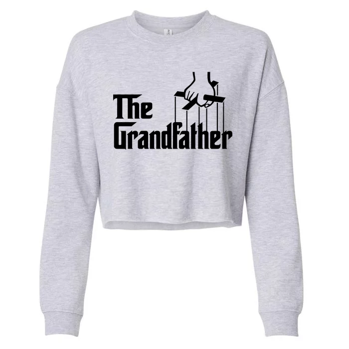 The Grandfather Logo Father's Day Cropped Pullover Crew