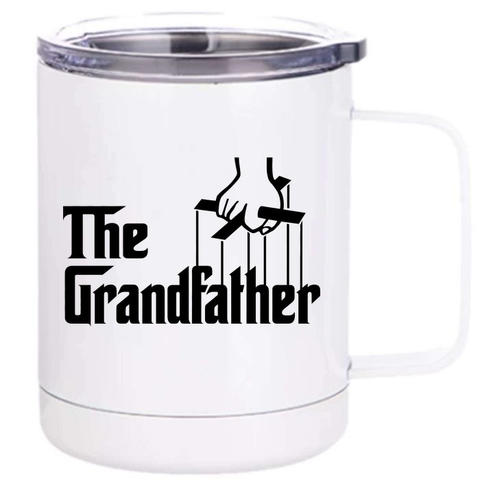 The Grandfather Logo Father's Day Front & Back 12oz Stainless Steel Tumbler Cup