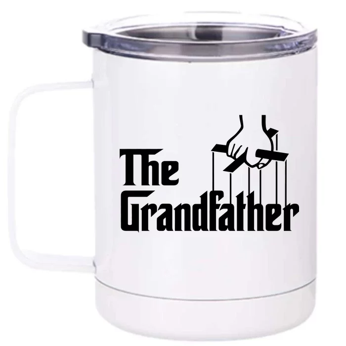 The Grandfather Logo Father's Day Front & Back 12oz Stainless Steel Tumbler Cup