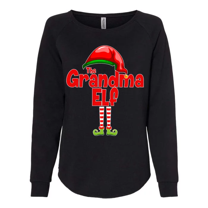 The Grandma Elf Christmas Womens California Wash Sweatshirt