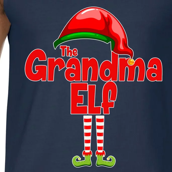 The Grandma Elf Christmas Comfort Colors® Tank Top