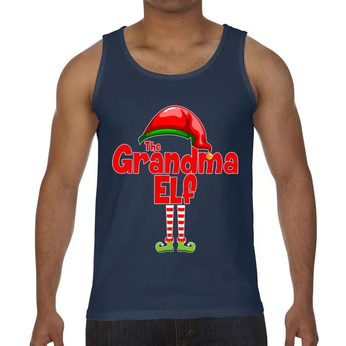 The Grandma Elf Christmas Comfort Colors® Tank Top