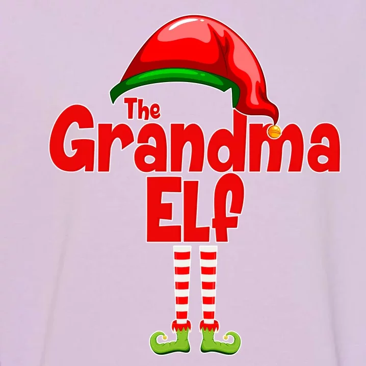 The Grandma Elf Christmas Garment-Dyed Sweatshirt