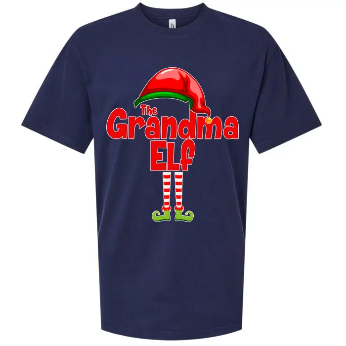 The Grandma Elf Christmas Sueded Cloud Jersey T-Shirt