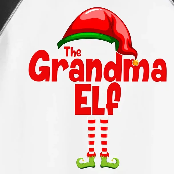 The Grandma Elf Christmas Toddler Fine Jersey T-Shirt