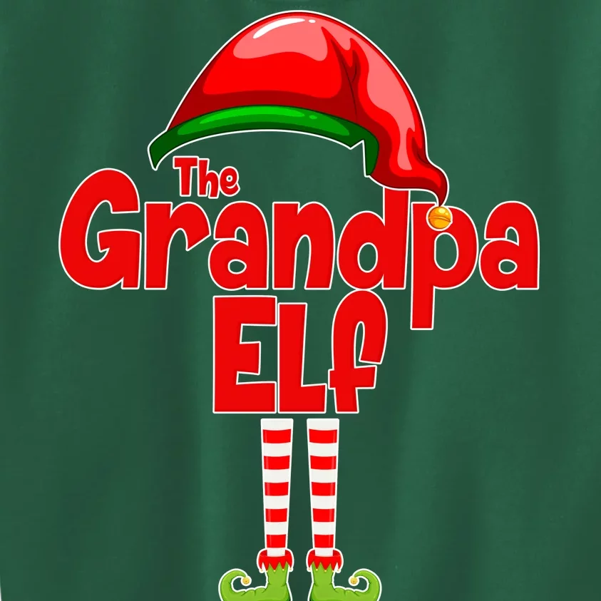 The Grandpa Elf Kids Sweatshirt