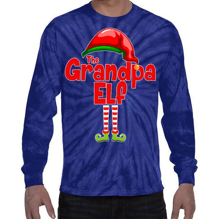 The Grandpa Elf Tie-Dye Long Sleeve Shirt