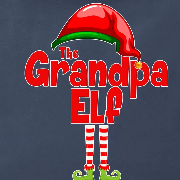 The Grandpa Elf Zip Tote Bag