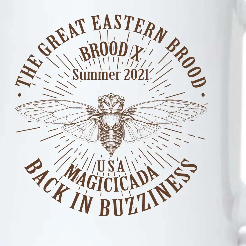 The Great Eastern Brood X Summer 2021 Magicicada Back In Buzziness Black Color Changing Mug