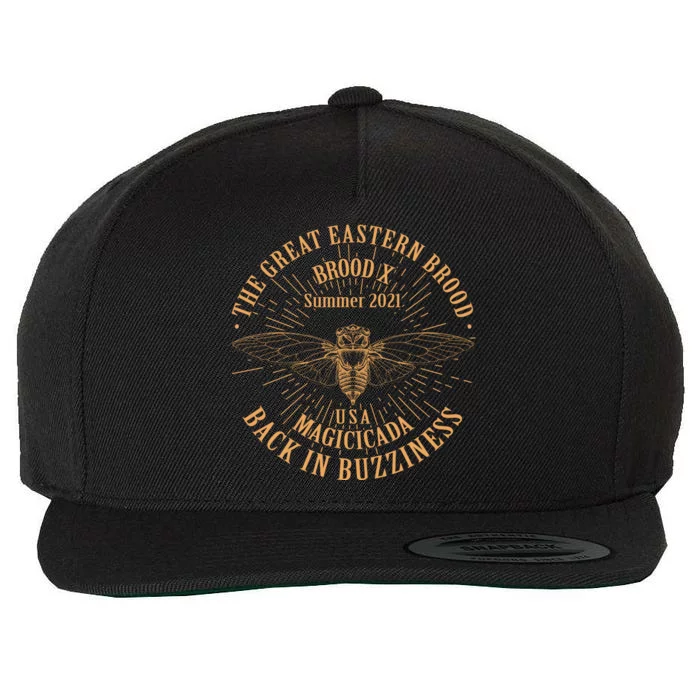 The Great Eastern Brood X Summer 2021 Magicicada Back In Buzziness Wool Snapback Cap