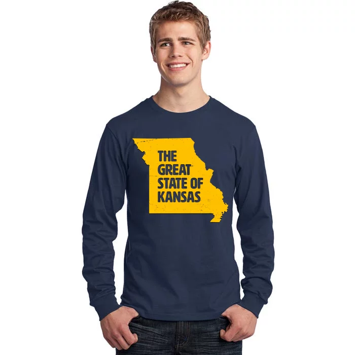 The Great State Of Kansas Tall Long Sleeve T-Shirt