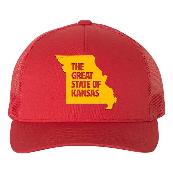 The Great State Of Kansas Yupoong Adult 5-Panel Trucker Hat