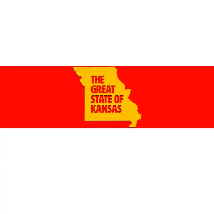 The Great State Of Kansas Bumper Sticker