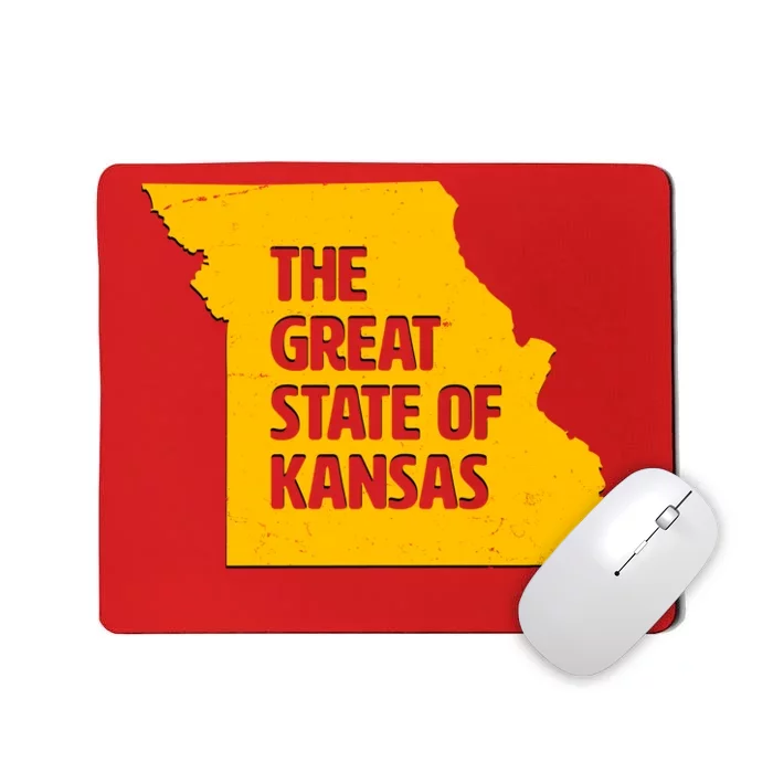 The Great State Of Kansas Mousepad