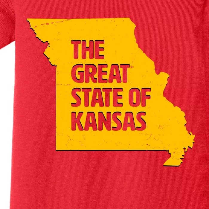 The Great State Of Kansas Baby Bodysuit