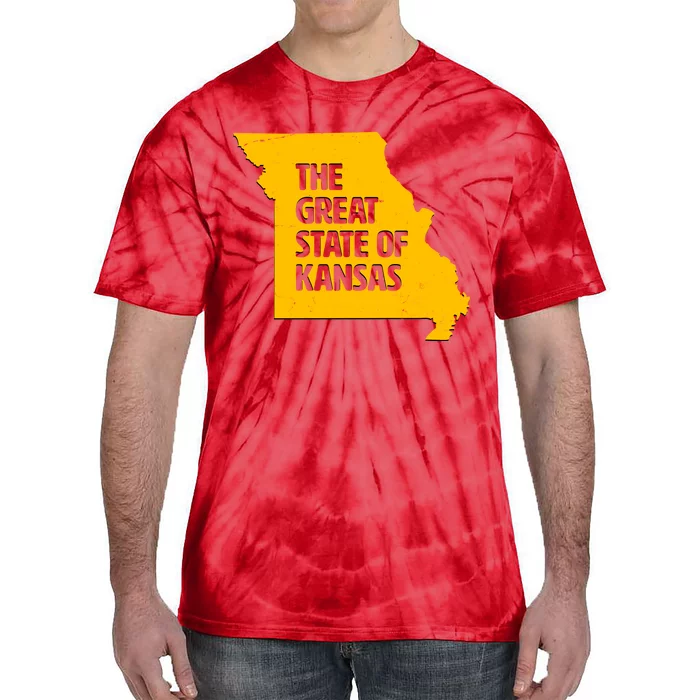 The Great State Of Kansas Tie-Dye T-Shirt