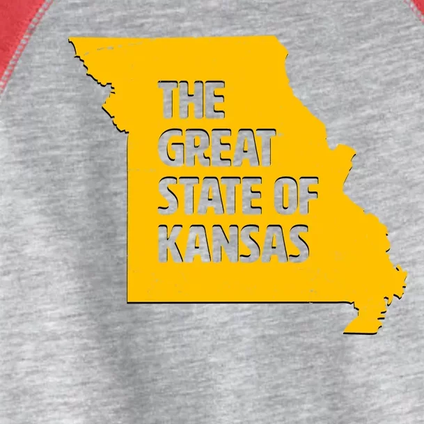 The Great State Of Kansas Toddler Fine Jersey T-Shirt