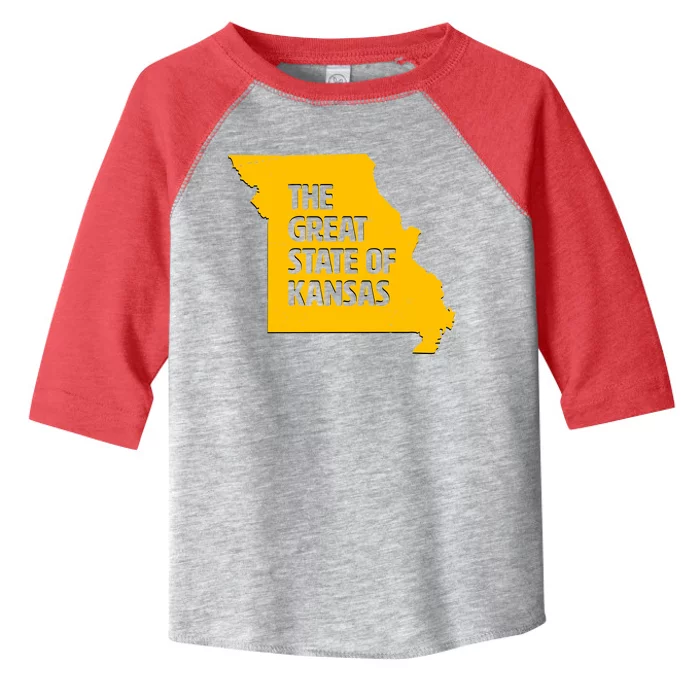 The Great State Of Kansas Toddler Fine Jersey T-Shirt