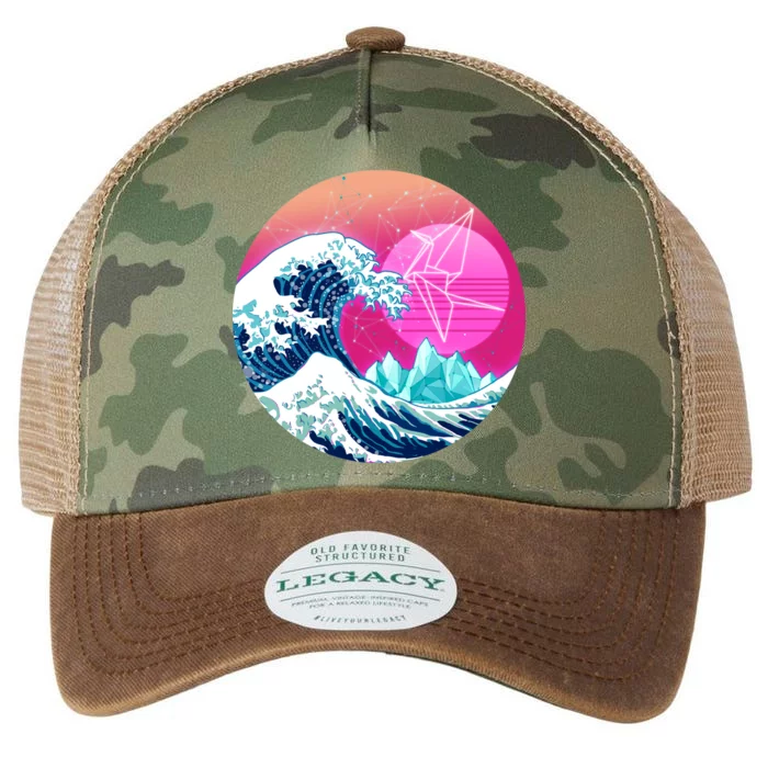 The Great Vapor-Wave Legacy Tie Dye Trucker Hat