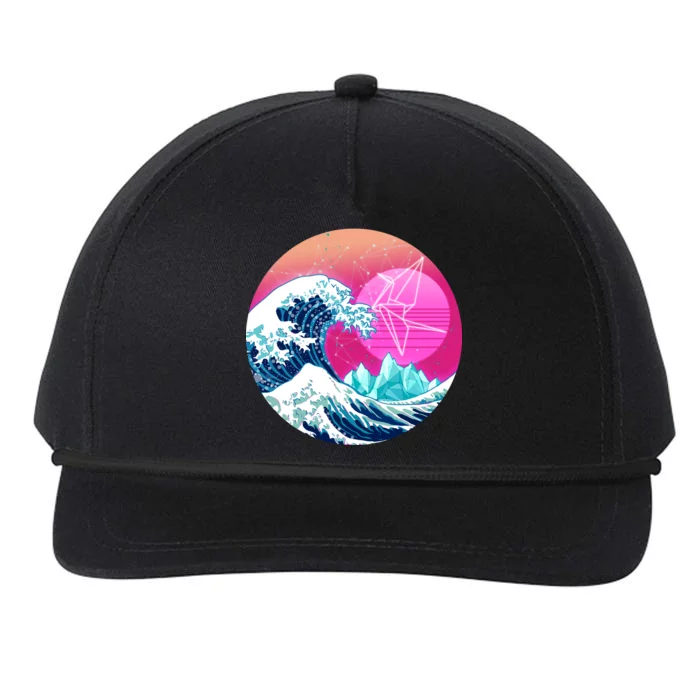 The Great Vapor-Wave Snapback Five-Panel Rope Hat