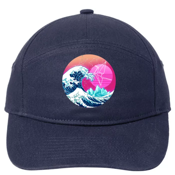 The Great Vapor-Wave 7-Panel Snapback Hat