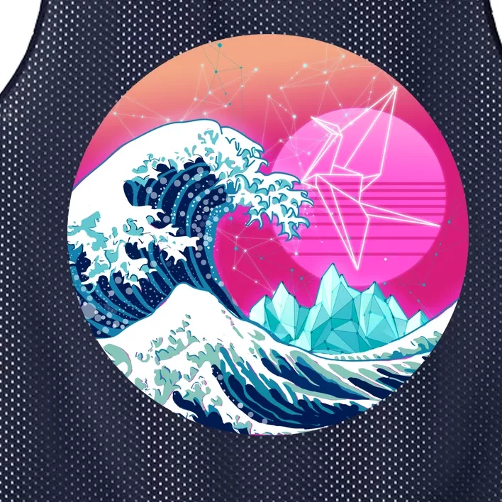 The Great Vapor-Wave Mesh Reversible Basketball Jersey Tank