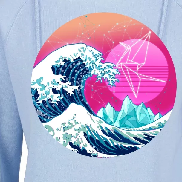 The Great Vapor-Wave Womens Funnel Neck Pullover Hood