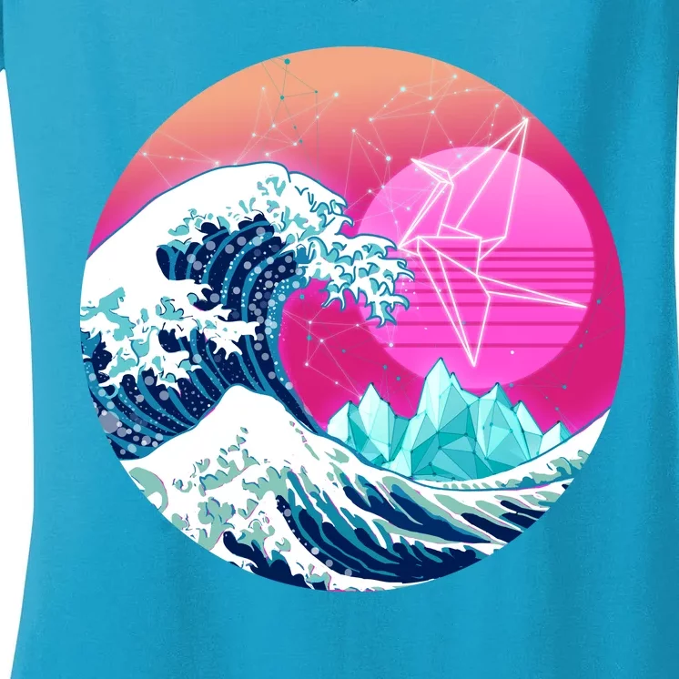 The Great Vapor-Wave Women's V-Neck T-Shirt