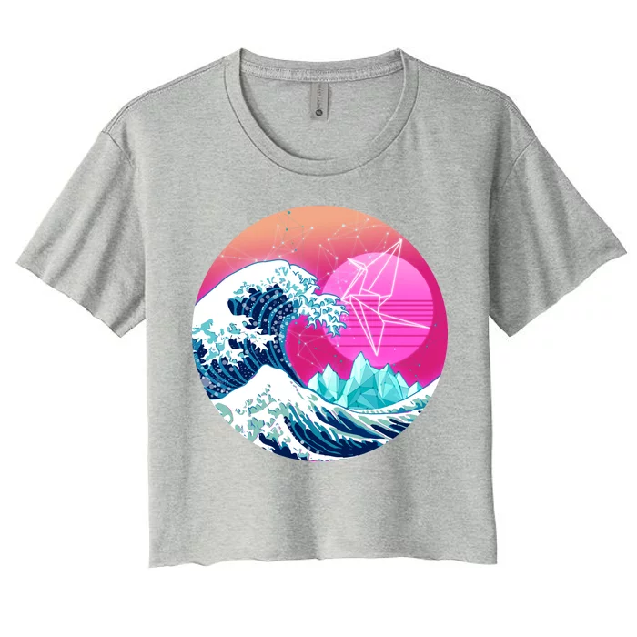 The Great Vapor-Wave Women's Crop Top Tee