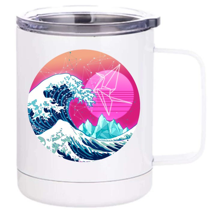 The Great Vapor-Wave Front & Back 12oz Stainless Steel Tumbler Cup