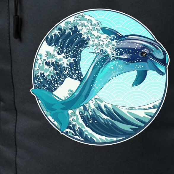 The Great Wave Dolphin Daily Commute Backpack