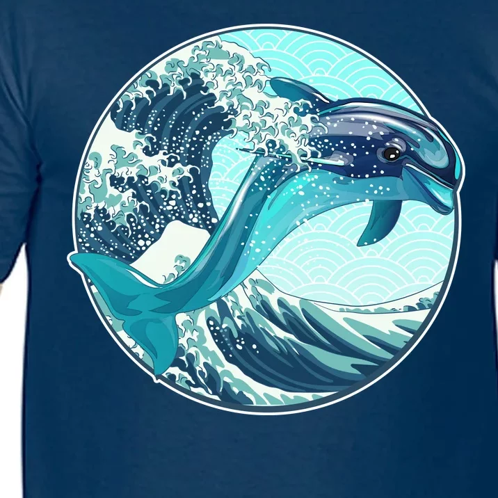 The Great Wave Dolphin Comfort Colors T-Shirt