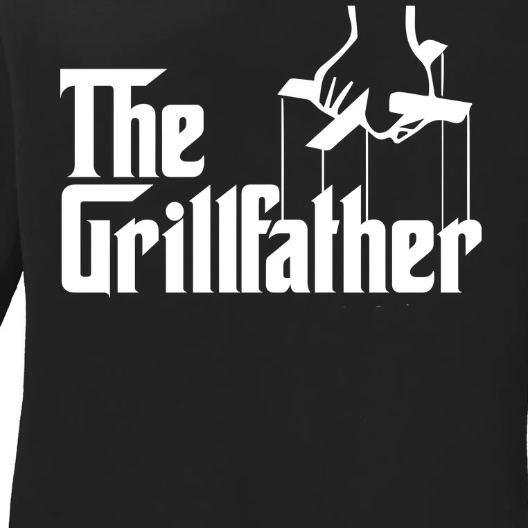 The Grillfather Ladies Long Sleeve Shirt