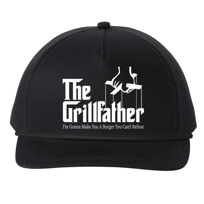 The Grillfather Burger You Can't Refuse Snapback Five-Panel Rope Hat