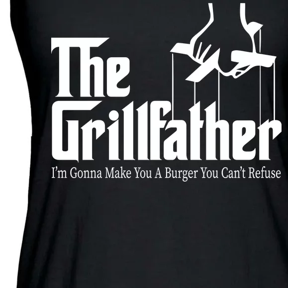 The Grillfather Burger You Can't Refuse Ladies Essential Flowy Tank