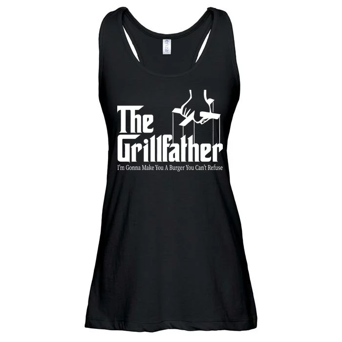 The Grillfather Burger You Can't Refuse Ladies Essential Flowy Tank